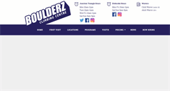 Desktop Screenshot of boulderzclimbing.com